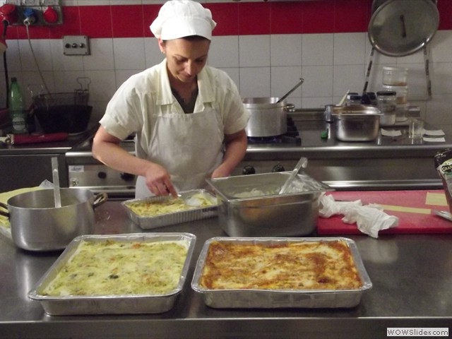 Lavoro in cucina